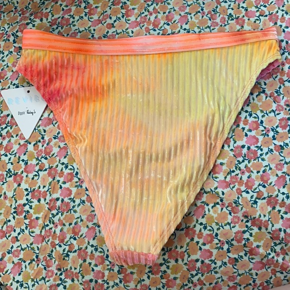 Neon Velvet Ultra High Cut Swim/Rave Bottoms - Picture 6 of 9